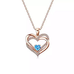 Personalized Name Necklace - Custom Engraved Name Heart Design Necklace  Surprise Gift