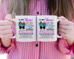 Best Friends Mug - To My Bestie Personalized Sister Mug For 2 Girls