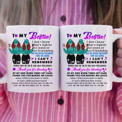 Best Friends Mug - To My Bestie Personalized Sister Mug For 2 Girls
