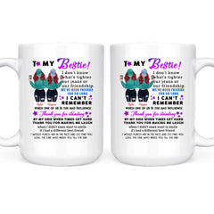 Best Friends Mug - To My Bestie Personalized Sister Mug For 2 Girls