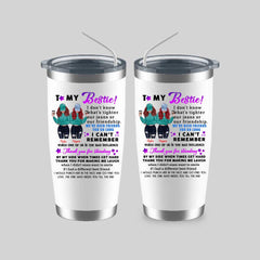 Best Friends Tumbler - To My Bestie Personalized Sister Tumbler For 2 Girls