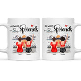 Best Friends Mug - Always Friends Personalized Friend Mug Friendship Gifts