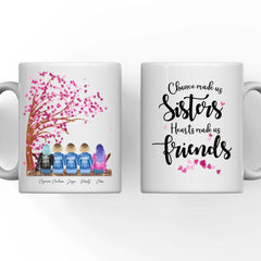 Up To 5 SIsters Mug - Big Sister Personalized Mugs Best Friends Gifts Friends Forever