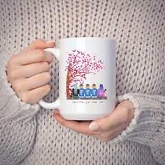 Up To 5 SIsters Mug - Big Sister Personalized Mugs Best Friends Gifts Friends Forever