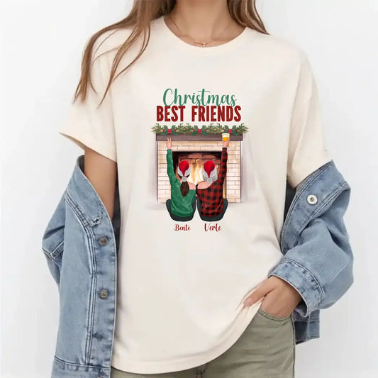 Personalized Christmas T Shirts for Friends -Matching Holiday Tees
