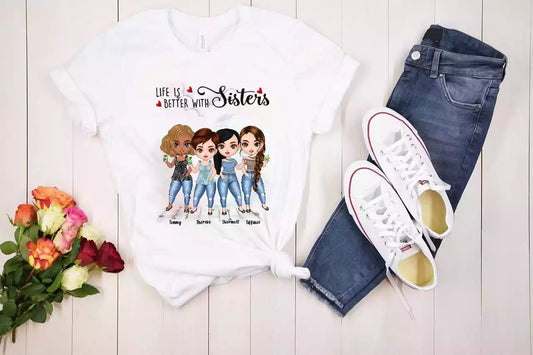 Personalized Best Friend Shirts for 4 Ideas – Celebrate Your Sisterhood Squad