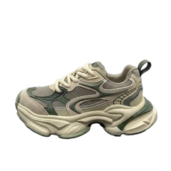 Stitched Platform Casual Shoes Flexible Sports Sneakers