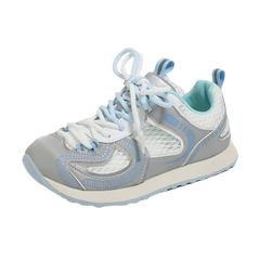 Korean Style Mesh Skate Shoes Casual Platform Sneakers