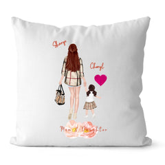 Mom & Daughter Pillow - Mother's Day Gift The Love Between a Mother and Daughter Is Forever Personalized Pillow