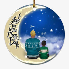 Personalized Family Ornaments - Dad & Kid Personalized Ornament