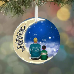 Personalized Family Ornaments - Dad & Kid Personalized Ornament