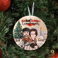 Grandparents Ornaments - Elderly Couple Personalized Christmas Ornament Gift, Grandparent Souvenirs