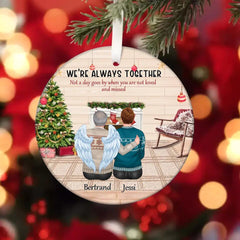 Dad & Son Ornaments - Up to 4 Kids We Are Always Together Personalized Oranment For Dad & Son