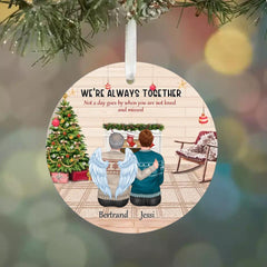 Dad & Son Ornaments - Up to 4 Kids We Are Always Together Personalized Oranment For Dad & Son
