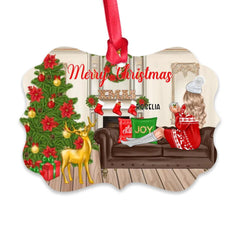 Christmas Sister Ornaments - Merry Christmas Personalized Sister Ornament Best Friends Gifts