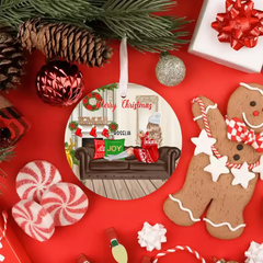 Christmas Sister Ornaments - Merry Christmas Personalized Sister Ornament Best Friends Gifts
