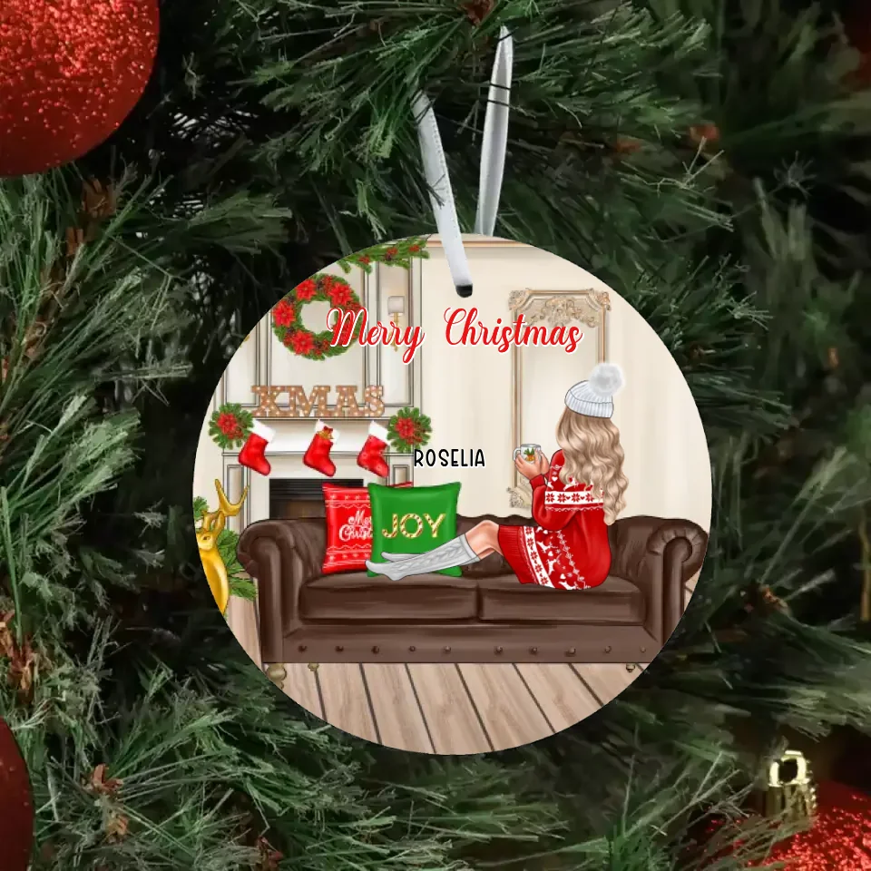 Christmas Sister Ornaments - Merry Christmas Personalized Sister Ornament Best Friends Gifts