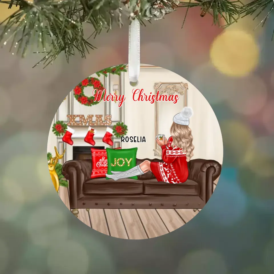 Christmas Sister Ornaments - Merry Christmas Personalized Sister Ornament Best Friends Gifts