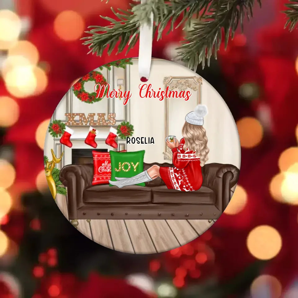 Christmas Sister Ornaments - Merry Christmas Personalized Sister Ornament Best Friends Gifts