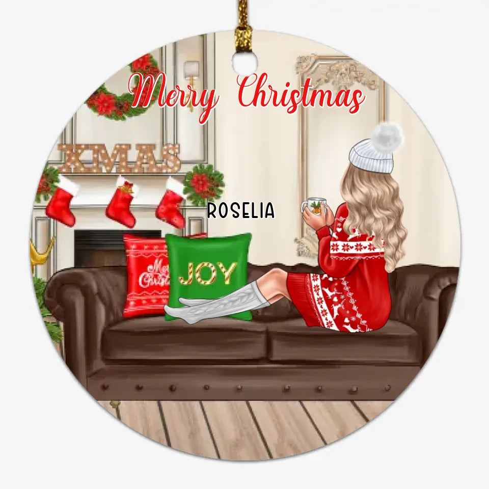 Christmas Sister Ornaments - Merry Christmas Personalized Sister Ornament Best Friends Gifts