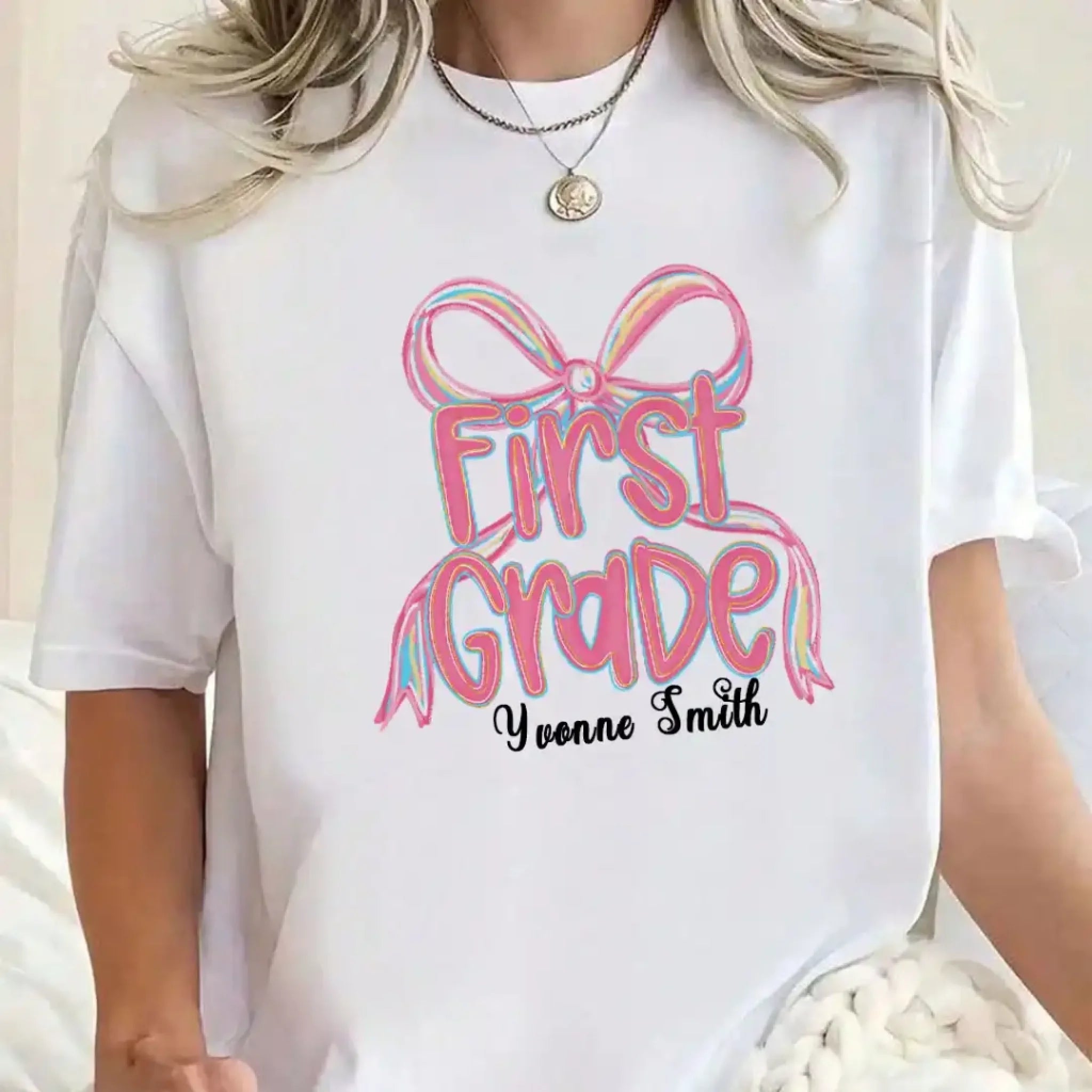 Personalized First Grade Shirts for Girl (1)