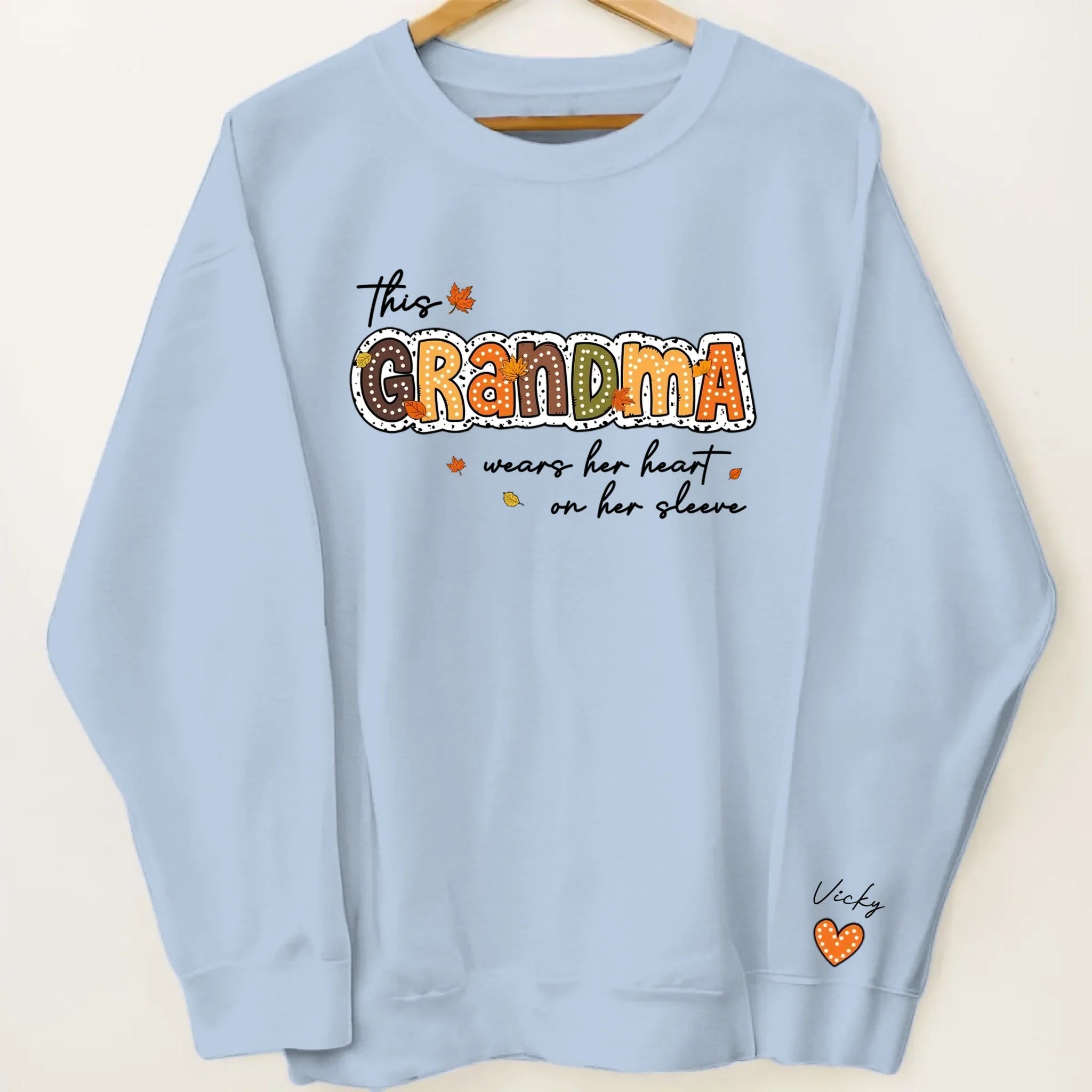 Sweatshirt -light blue