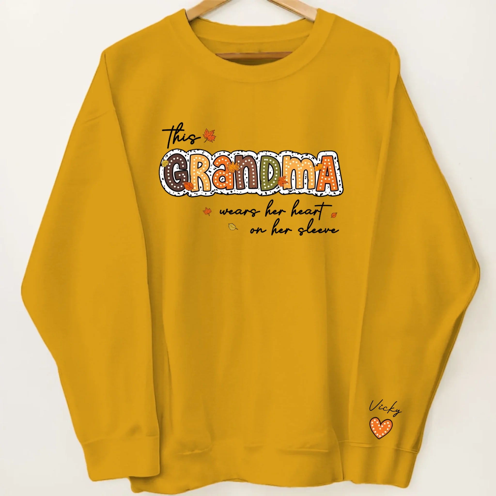 Sweatshirt -gold