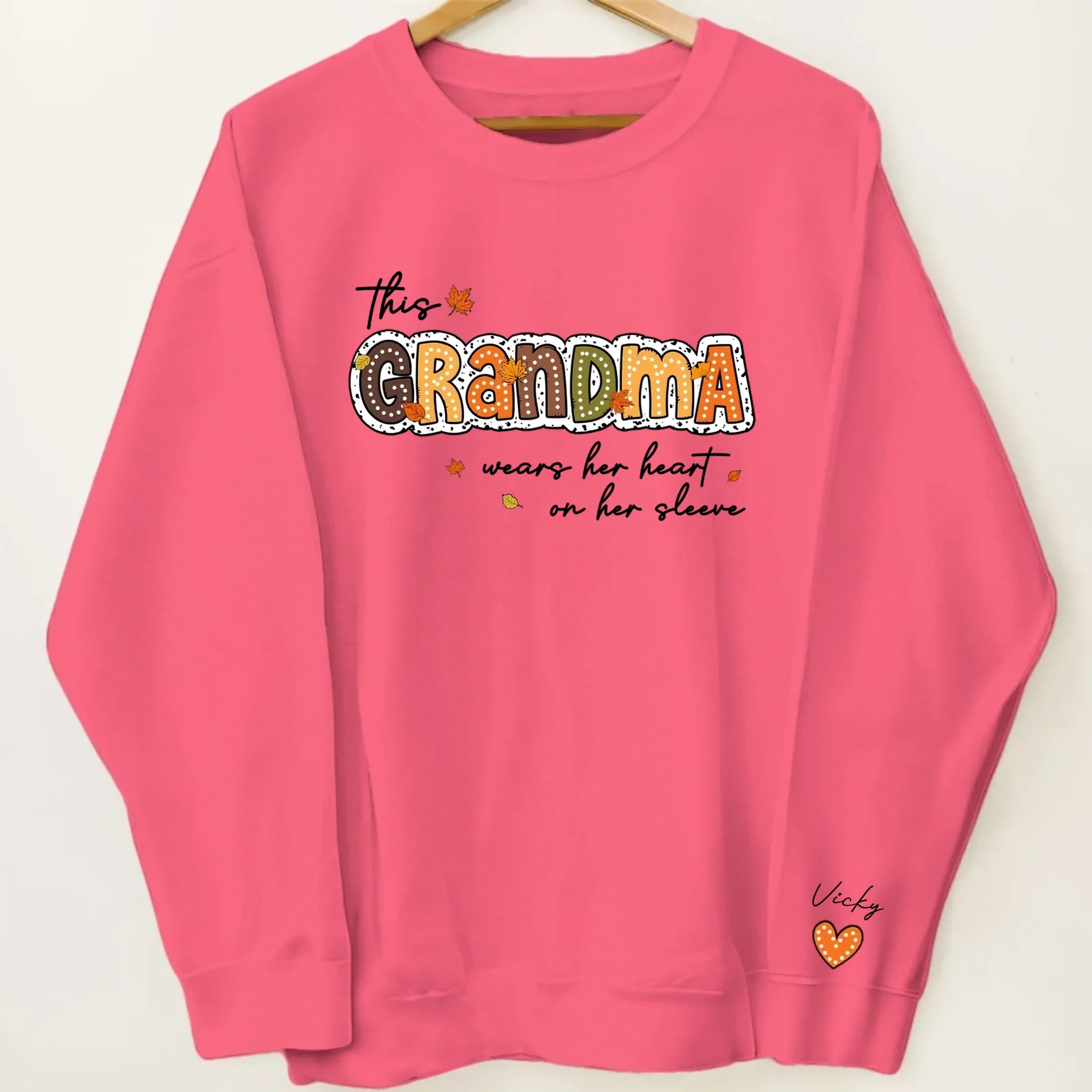 Sweatshirt -safety pink