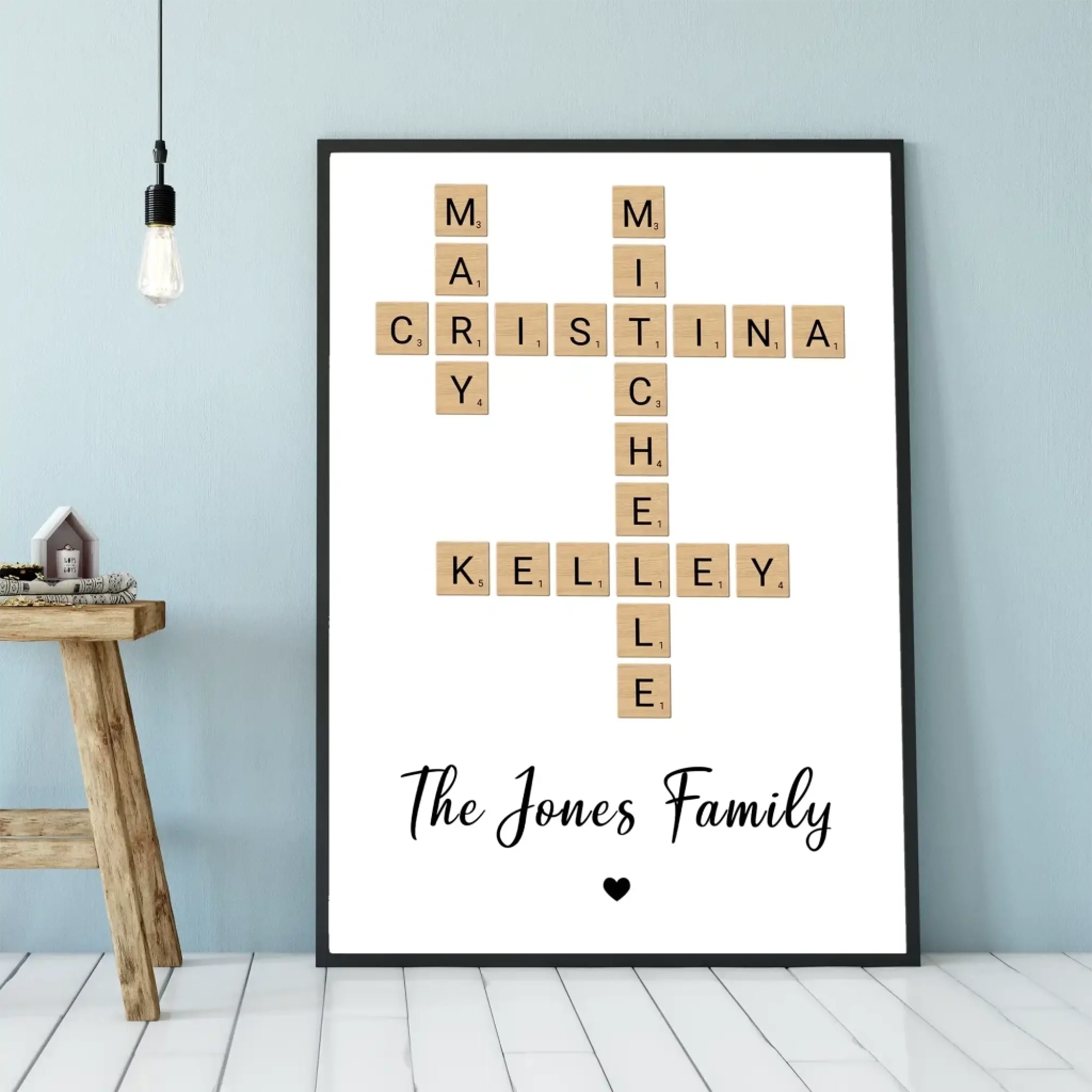 Family Crossword Art - Personalize (8)