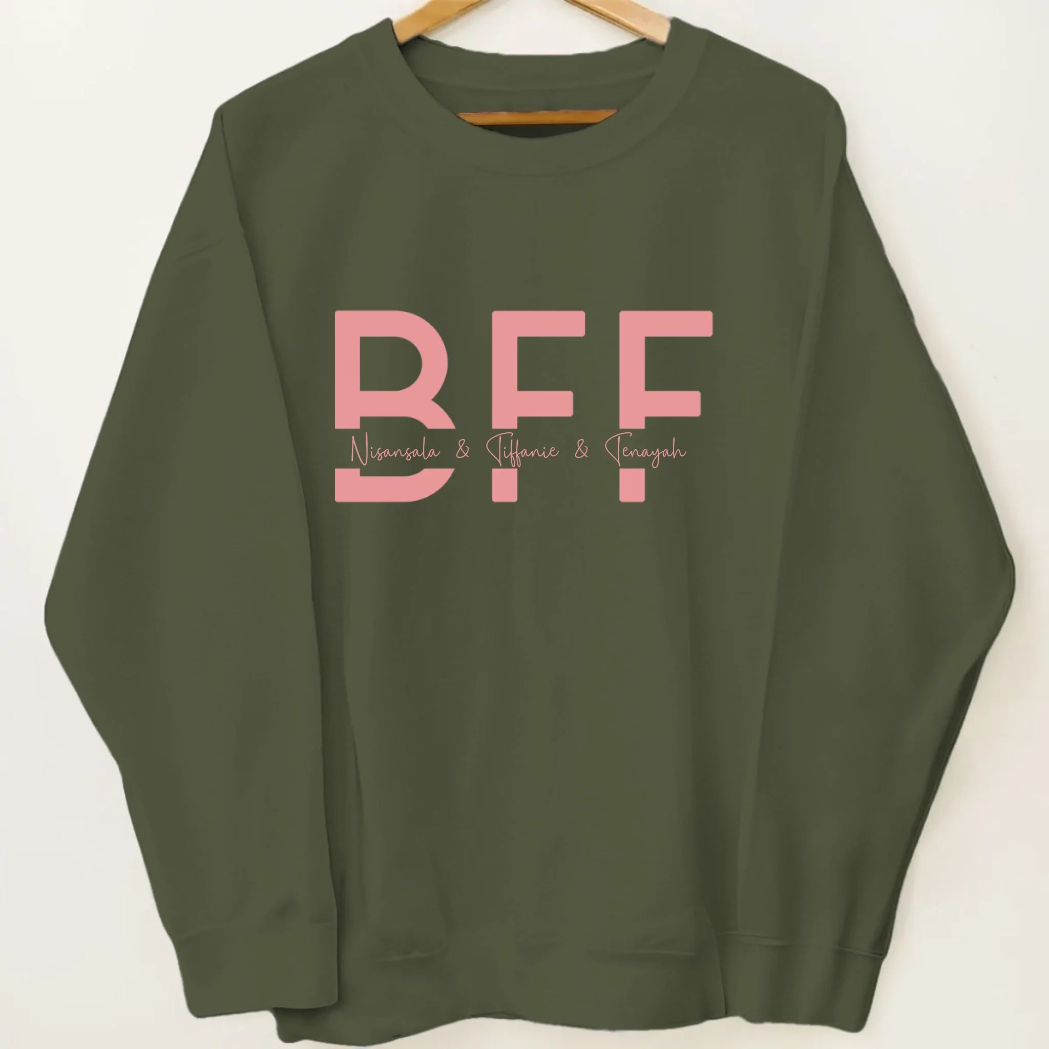Sweatshirt -Military Green
