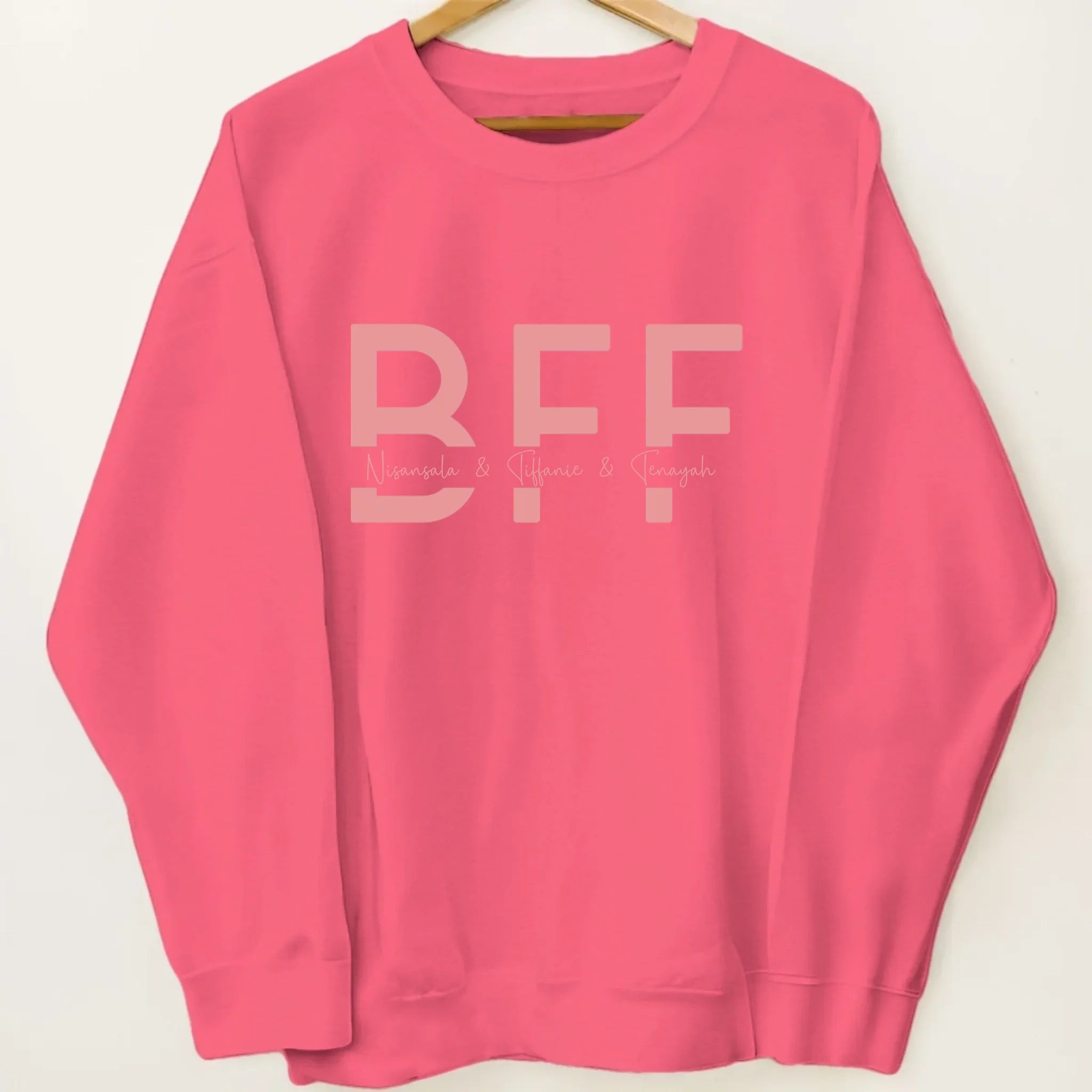 Sweatshirt -safety pink