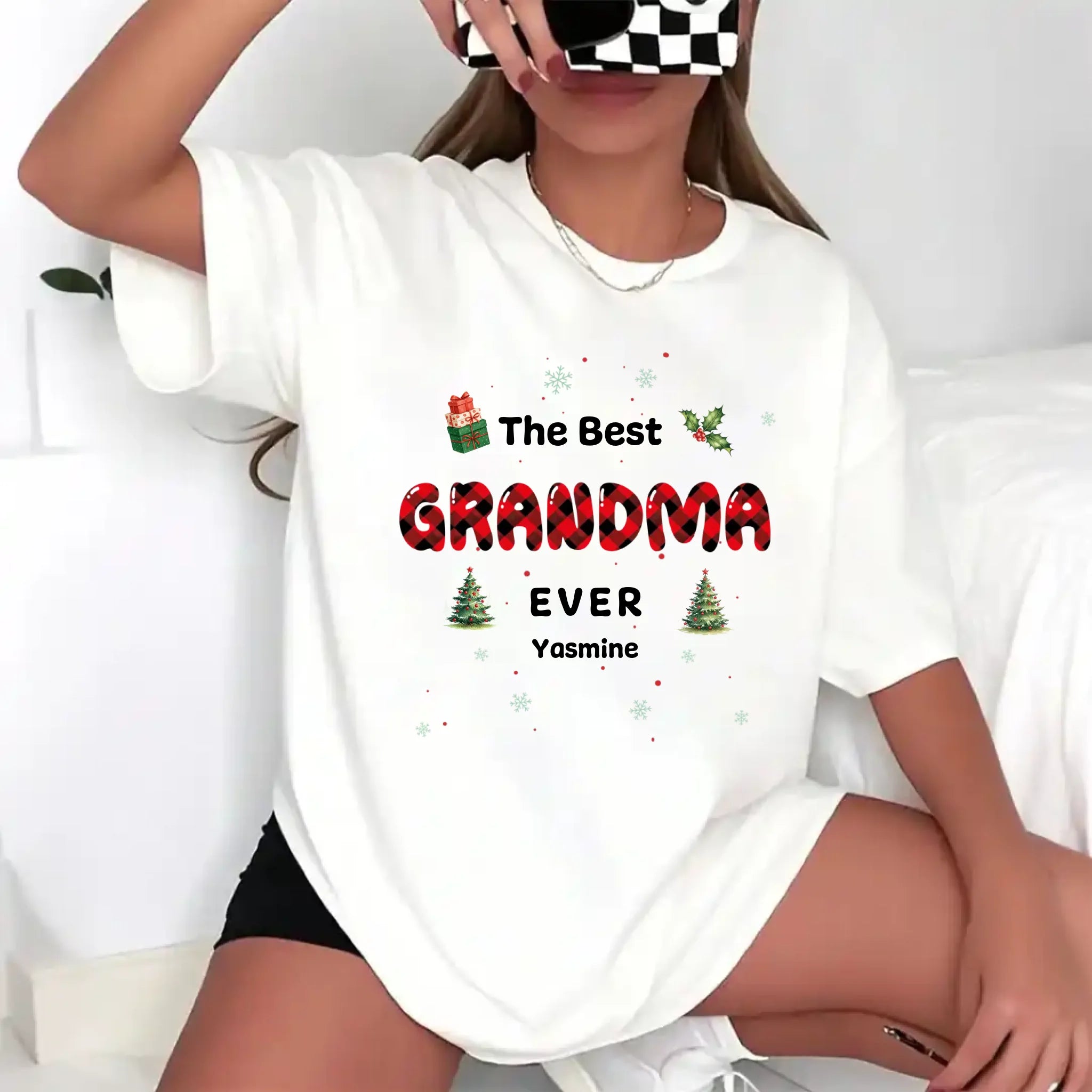 Matching Christmas T Shirts for Family With Name