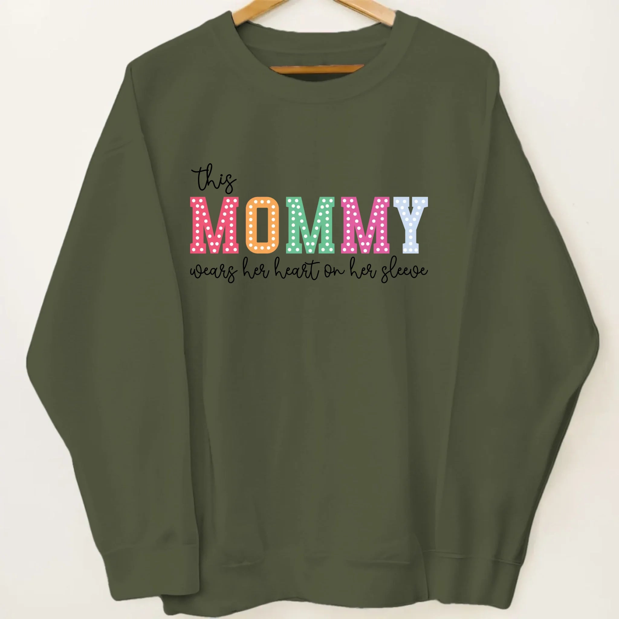 Sweatshirt -Military Green
