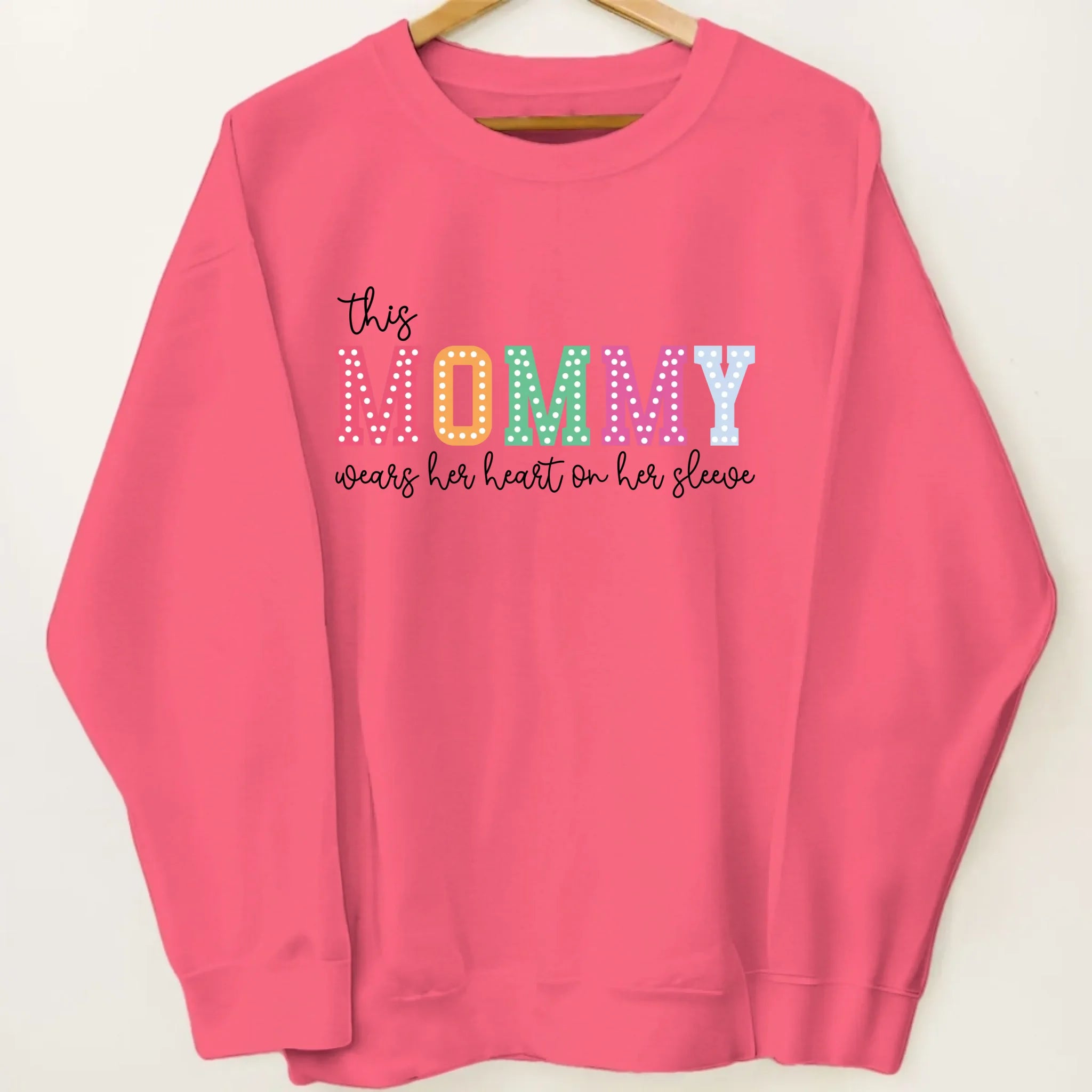 Sweatshirt -safety pink