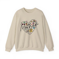 Personalized Mother Heart Graphic Sweatshirt - Custom Mother’s Day Gift for Mom & Grandma (S-5XL) (1)
