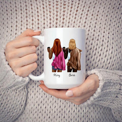 Bestie Coffee Mug - It's Always Coffee Time Funny Sister Coffee Mugs