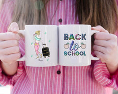 Back To School Mug - Fashion Girl Personalized Ceramic Coffee Mugs