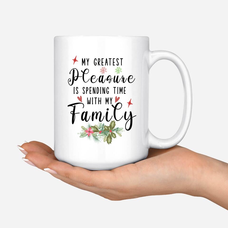 Happy Family Mugs - Personalized Family Mug Personalized Gift For Parents and Children