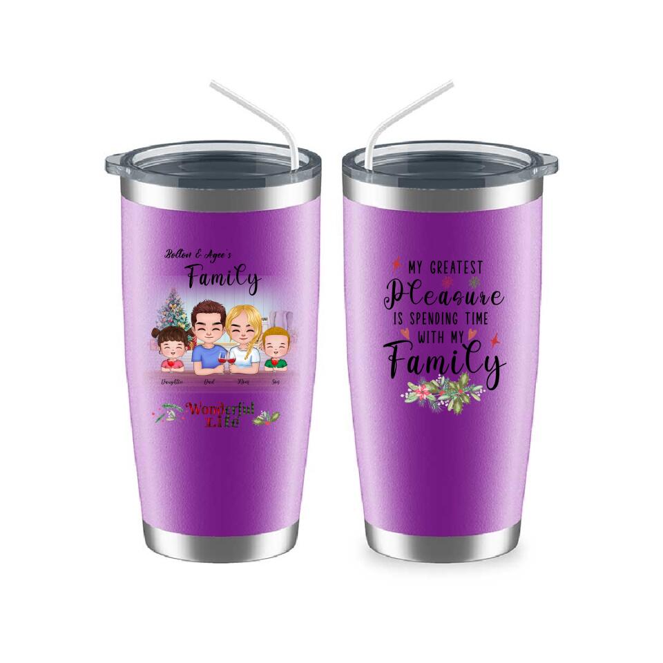 Happy Family Mugs - Personalized Family Mug Personalized Gift For Parents and Children