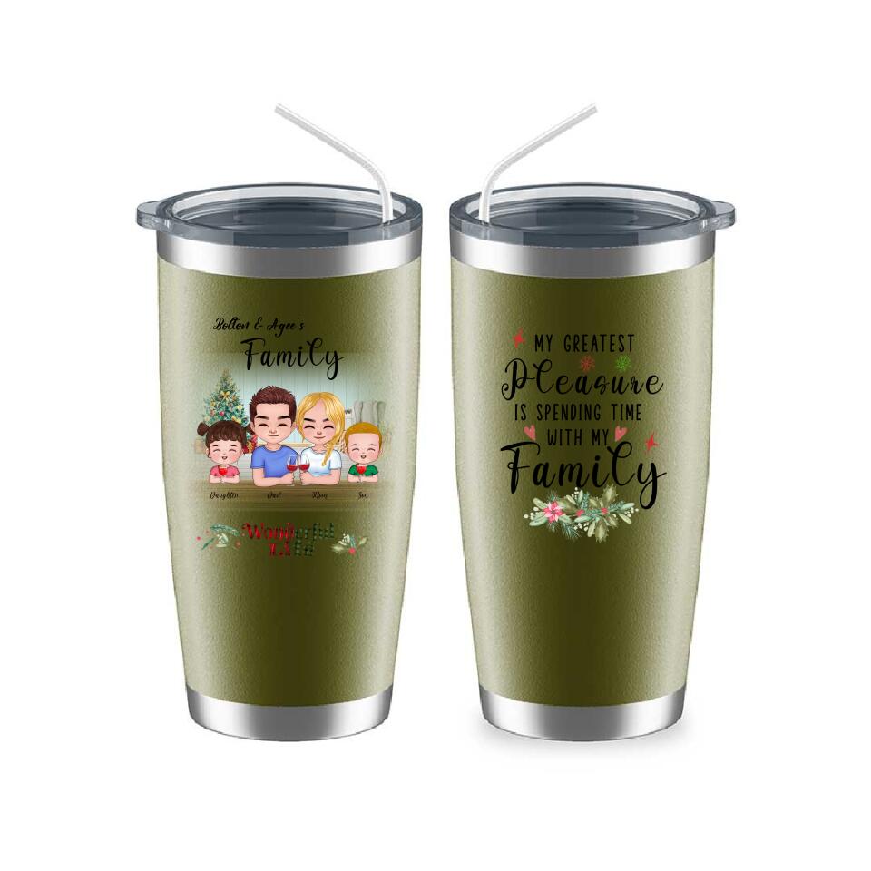 Happy Family Mugs - Personalized Family Mug Personalized Gift For Parents and Children