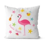 Tropical Flamingo Pillow