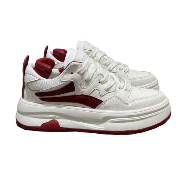Chic Casual Round Toe Sneakers Durable Running Shoes - Image 3