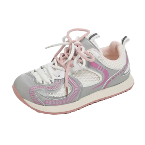 Trendy Mesh Low-Top Sneakers Casual Everyday Shoes