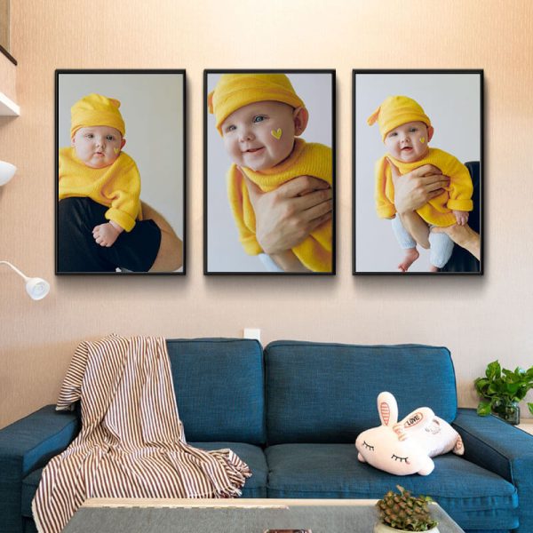 Custom Family, Portrait Photo Image to Wall Art - Image 2