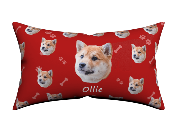 Custom Dog Face Lumbar Pillow Cover 12*20 - Image 7