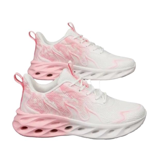Daily Casual Mesh Sports Shoes All-Season Flat Footwear - Image 3
