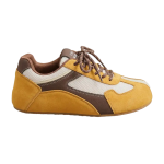 Breathable Lace-Up Walking Shoes Flat Platform Sneakers - Image 2