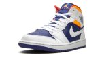 Air Jordan 1 Mid "Royal Blue / Laser Orange" - Image 2