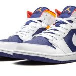 Air Jordan 1 Mid "Royal Blue / Laser Orange"