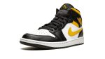 Air Jordan 1 Mid "White / Pollen / Black" - Image 3